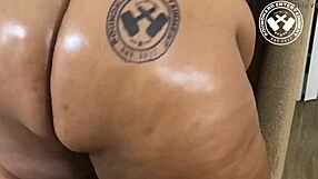 what's behind this huge firm booty? chubby bbw newbie spills all in casting interview.