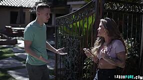 Alex Mack's ebony friend Cali Caliente confesses attraction for passionate sex