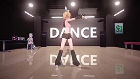 3D anime hentai sex group makes my heart race