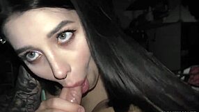 hot stepsister blows me in homemade scene