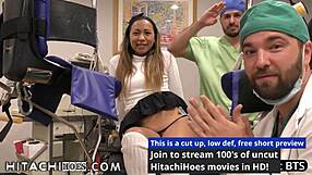 Freshman Melany Lopez orgasms from Hitachi wand?