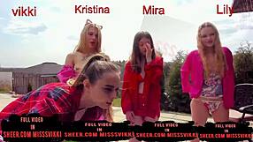 Threesome Intensely Fucks Misss Vikki