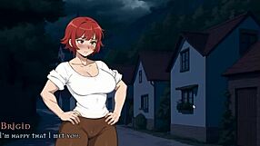 Tomboy Redhead Dominates with Creampie in Hot Forge Game