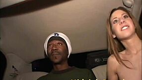Lisa Marie shows how she f**ks a black man by only using the hand and mouth