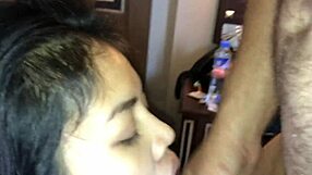 morning blowjob from 19 years old teen 18+ from phillipines starts doggy style