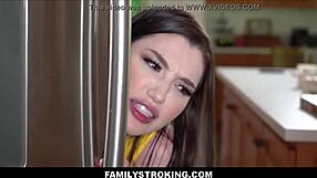 scarlett sommers, big ass teen 18+, drilled by stepdad in kitchen