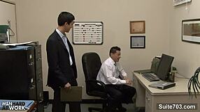 Horny Gay Workers Fuck Hard