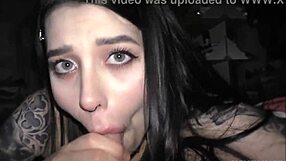 hot stepsister blows me in homemade scene