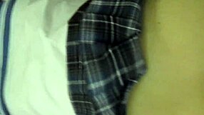 Japanese shemale high school girl anal sex in windy scene