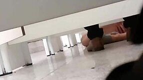 Gay guys making out in mall bathroom