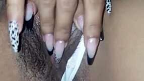 Look at my wife masturbating alone in bed! So hot and intense.