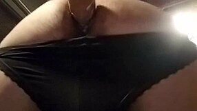 Sissy ass fucked by homemade fuck machine?