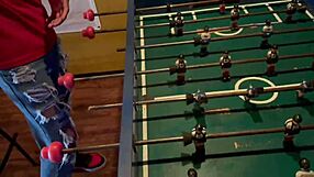 pagando la apuesta del futbolito behind the scenes