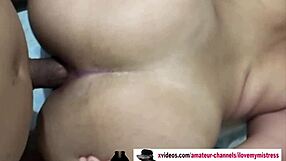 Prostitute gets anal fucked with big ass gaping and cum filling mouth and ass