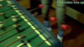 pagando la apuesta del futbolito behind the scenes