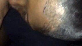 giving head to a big black cock monster