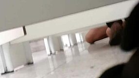 Gay guys making out in mall bathroom