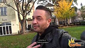 Curvy Blonde Lena Nitro Fucks Her Blind Date In Public Sex Date