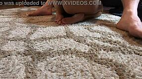 Mandy mynxx delivers intense oral on the couch. Then anal and foot action.