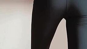 my ass in tight jeans and leggings, then naked with mala dvojka