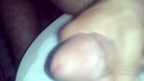 smooth cock in the bathroom.