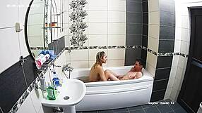 Hot Couple Has Hardcore Action At Bathroom