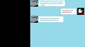 Ruby and Glinda clash in a wild RWBY 3D cartoon futanari showdown.