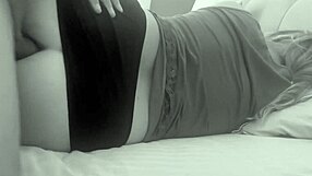 Camera caught that milf cheating with anal toys during her period.