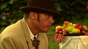 Two young people play truant from their historical responsibilities and make passionate love in a fairy-tale setting