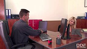 steamy threesome with minnie manga and lana at the office.