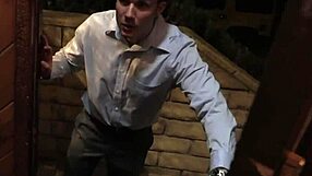 Dominant babes intensely share a hard cock in a scandalous threesome with femdom and handjob