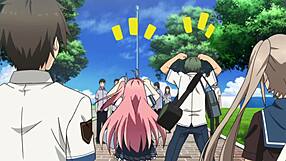 This anime hentai features Fanzervicas in fan service scenes