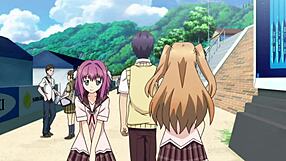 This anime hentai features Fanzervicas in fan service scenes