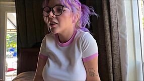 Charli O's Goth Step Sister Titty Fucks Huge Cock. Taboo Family Therapy Action.