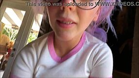 Charli O's Goth Step Sister Titty Fucks Huge Cock. Taboo Family Therapy Action.