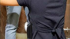 Sexy Girl Fucked Hard in Bathroom, Pussy Squirts Cum