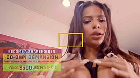 slightly aggressive gameplay ends hot ggmansion with blonde latina brunette big ass lesbian