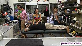 Tiny Tits Asian Pawns Her Pussy And Fucked By Pawn Dude.