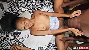 Lovely African Teen 18+S Enjoying Some Good Bbcs At Home