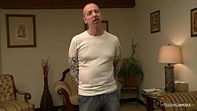 Older Stud Stretches Blonde Pussy in Intense Fuckfest