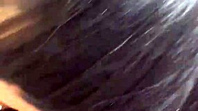 woman performs oral on maintenance man