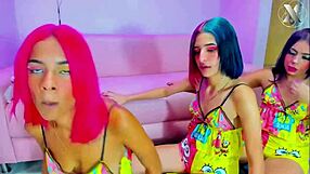 New associate fuck three with great-boobed chicks and deepthroats