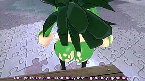 Tsuyu Asui having sex POV park big ass boobs tits!