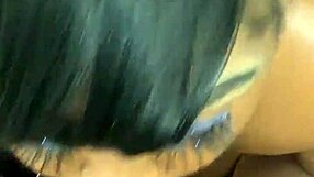 woman performs oral on maintenance man