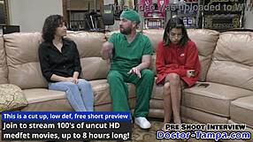 Doctor Tampa performs first gyno exam on Brooklyn Rossi