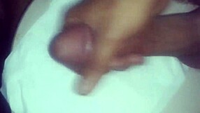 smooth cock in the bathroom.