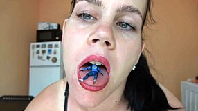 Sexy Giantess Anna Plays With Tiny 18+ Man 4k