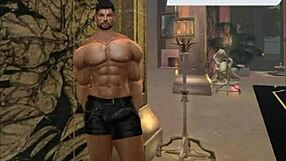 Smart Girl Turns Naughty with Monster Cock in Classy Cartoon Anal Scene