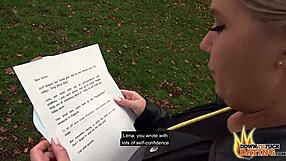 Curvy Blonde Lena Nitro Fucks Her Blind Date In Public Sex Date