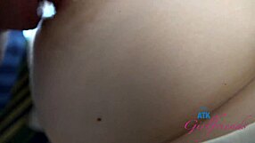 Blonde amateur River Lynn enjoys intimate moments with her friend.